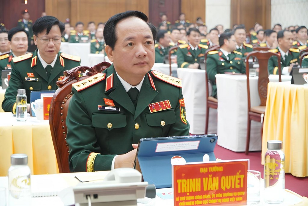 Đại tướng Trịnh Văn Quyết dự Đại hội (Ảnh: Lê Vĩnh)