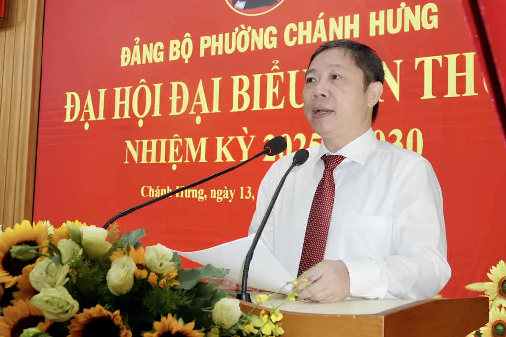 Ông Dương Anh Đức phát biểu chỉ đạo tại Đại hội