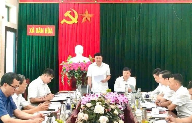 Giám sát việc thực hiện chính quyền hai cấp tại xã Dân Hoà