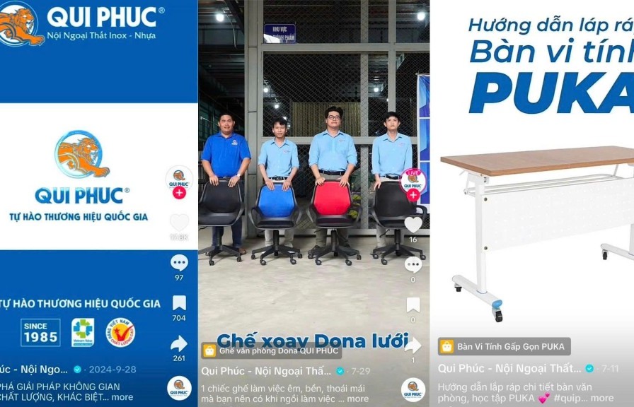 Phá vỡ định kiến ngành hàng, Qui Phúc thu về ngàn đơn nội thất cồng kềnh nhờ TikTok Shop