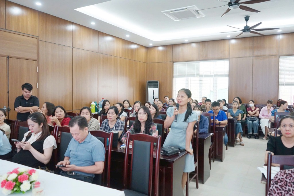 Các học viên đánh giá cao tính thực tiễn của nội dung của buổi tập huấn, sẵn sàng áp dụng hiệu quả ngay tại đơn vị.