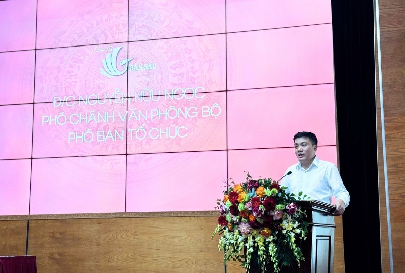 ông Nguyễn Hữu Ngọc - Phó Chánh Văn phòng Bộ Văn hoá, Thể thao và Du lịch kêu gọi lan tỏa cuộc thi tới đông đảo cán bộ, người dân