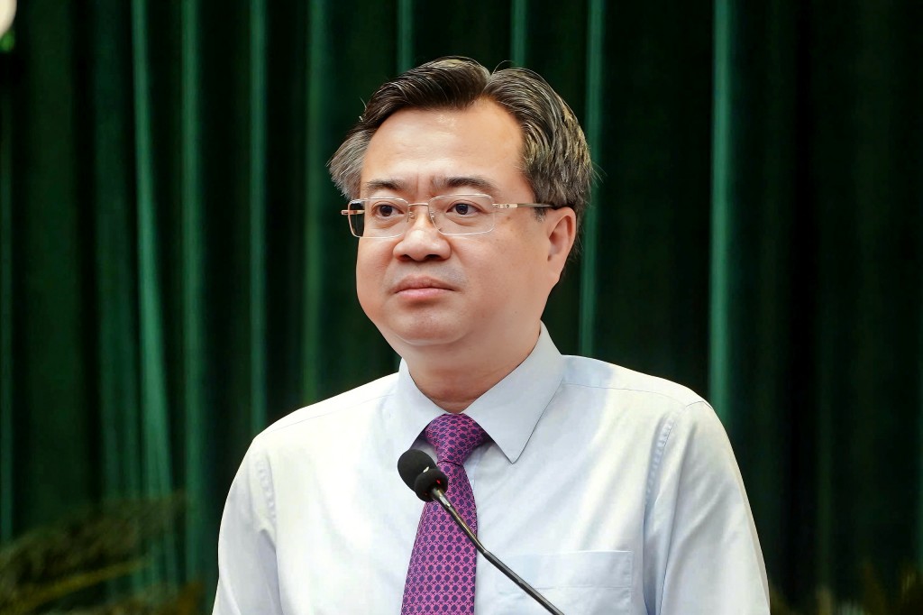 Phó Bí thư Thường trực Thành ủy TP Hồ Chí Minh Nguyễn Thanh Nghị phát biểu chỉ đạo Đại hội phường Cát Lái