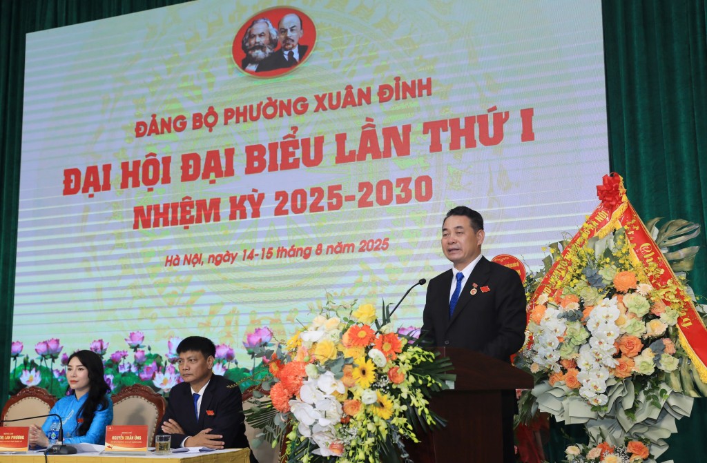Đồng chí Nguyễn Tiến Thành được chỉ định giữ chức Bí thư Đảng ủy phường Xuân Đỉnh.