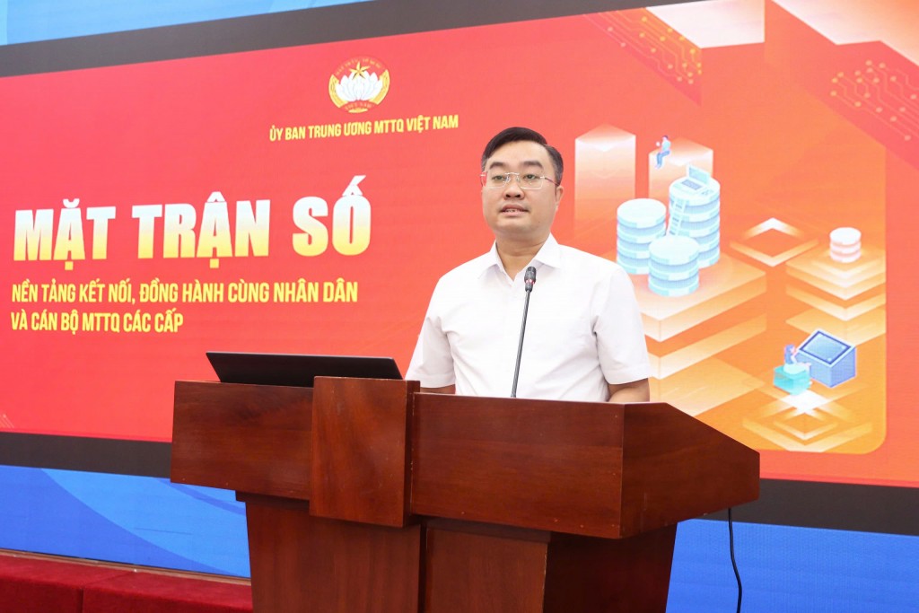 Mặt trận ứng dụng công nghệ số, sẵn sàng phục vụ Nhân dân