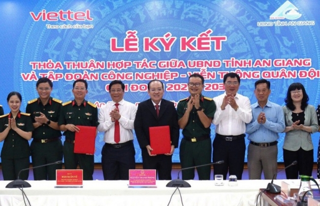 An Giang và Viettel ký kết hợp tác chuyển đổi số