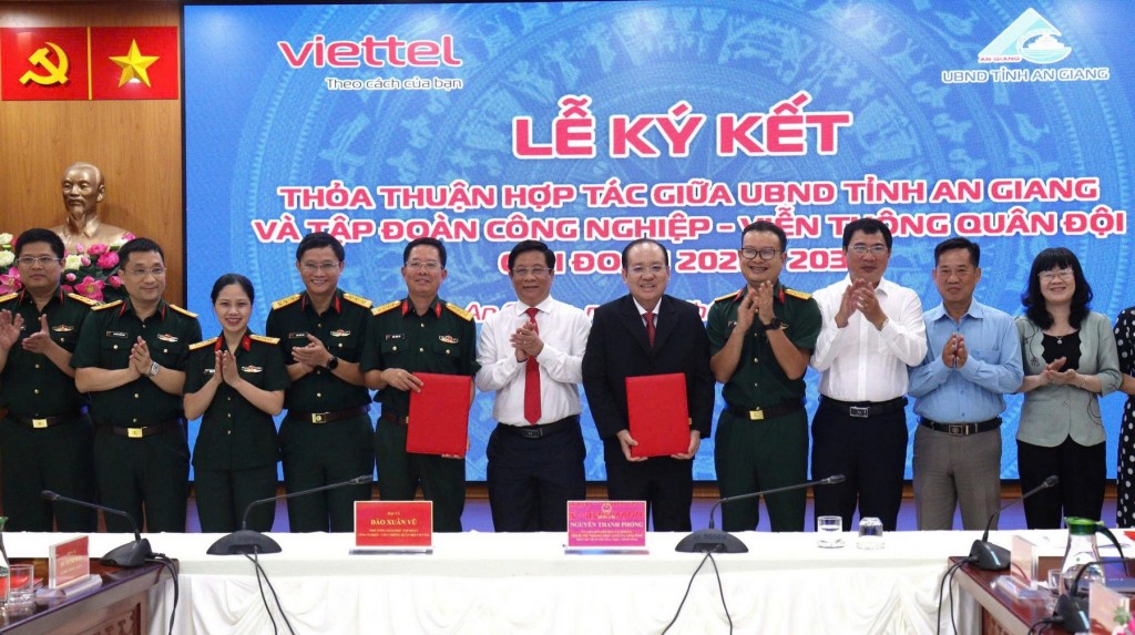 UBND tỉnh An Giang và Tập đoàn Viettel ký kết hợp tác chuyển đổi số giai đoạn 2025 - 2030