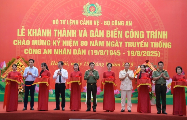 Khánh thành Trung tâm Chỉ huy tác chiến hiện đại bảo vệ khu vực chính trị Ba Đình