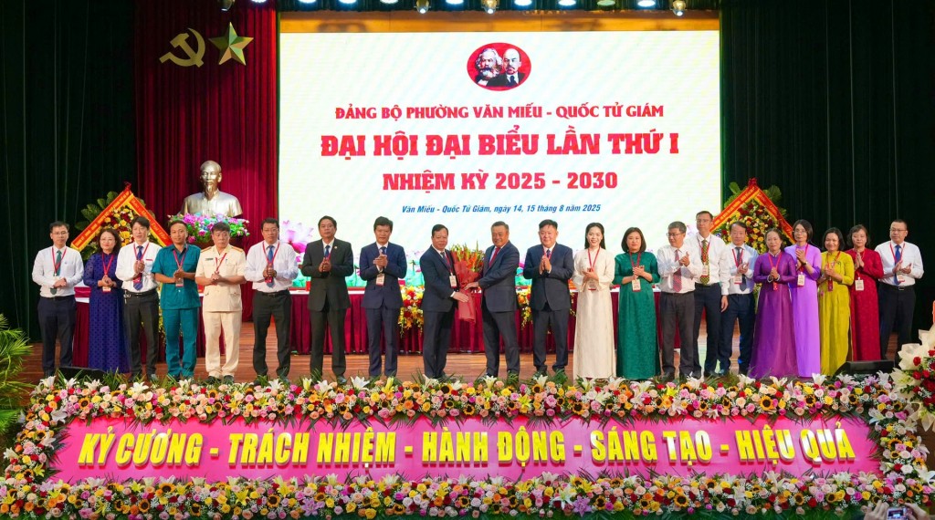 Đại hội đại biểu Đảng bộ phường Văn Miếu – Quốc Tử Giám lần thứ I, nhiệm kỳ 2025 – 2030