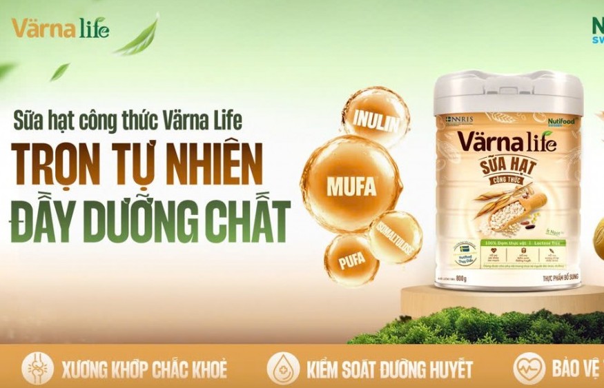 Sữa hạt công thức Värna Life, giải pháp dinh dưỡng từ thiên nhiên cho mỗi ngày tươi khỏe