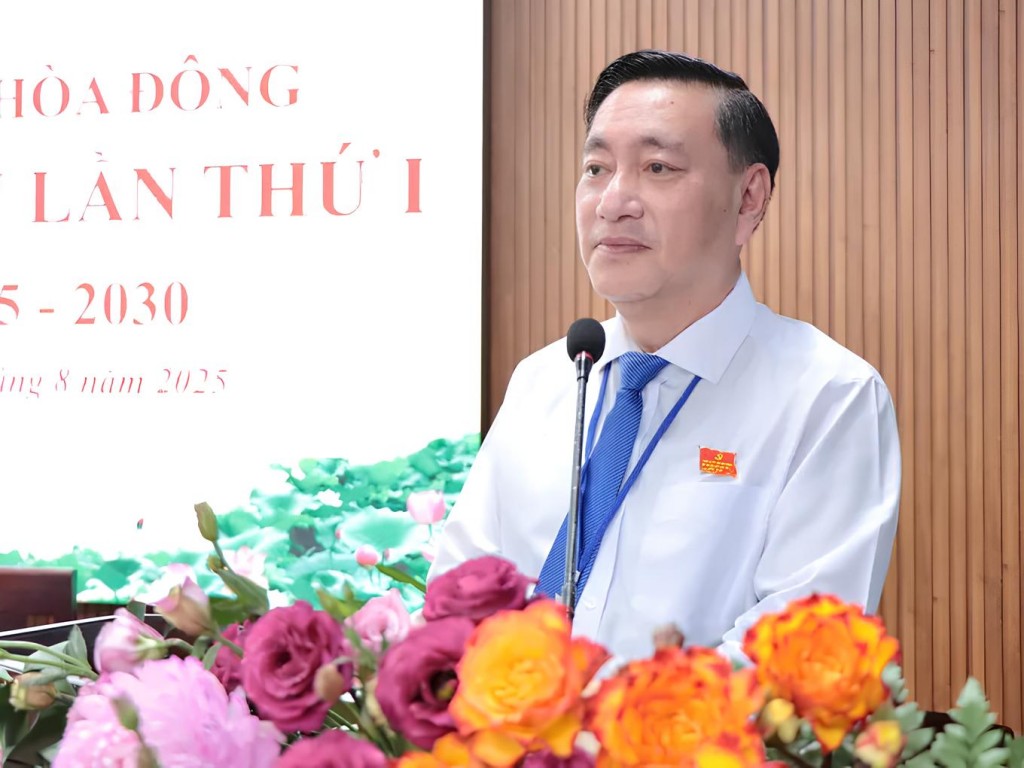 Ông Phạm Thành Kiên - ủy viên Ban Thường vụ Thành ủy, phó chủ tịch thường trực HĐND TP.HCM - phát biểu chỉ đạo tại đại hội