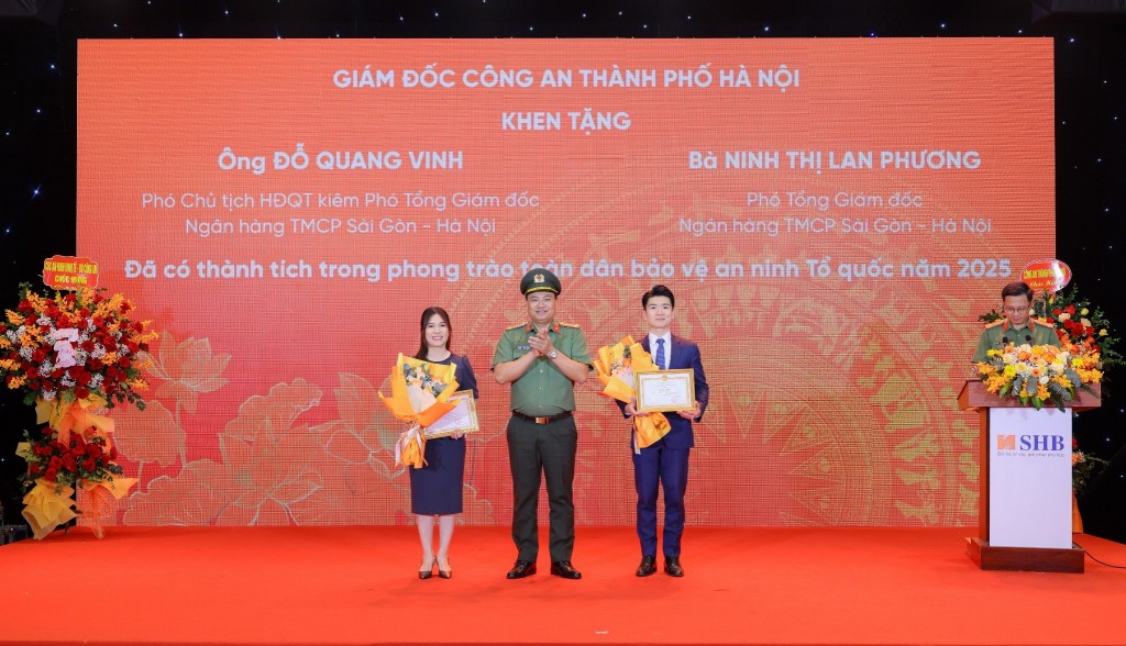 SHB được vinh danh vì đóng góp trong phong trào toàn dân bảo vệ an ninh Tổ quốc