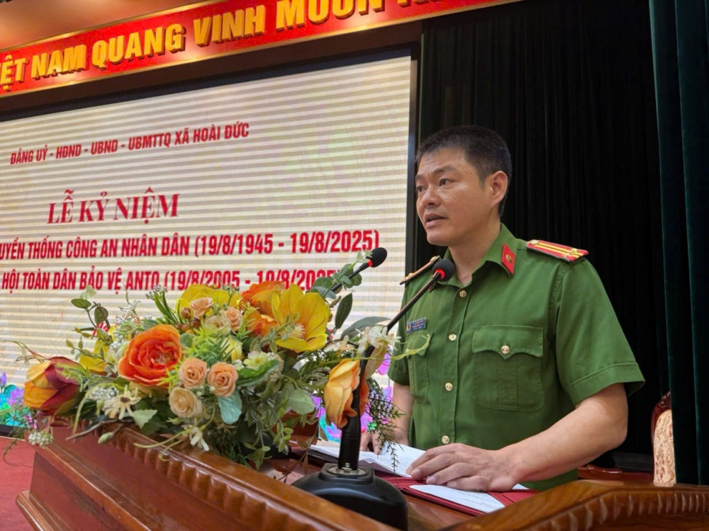 Công an xã Hoài Đức: “Lá chắn thép” bảo vệ bình yên cho Nhân dân