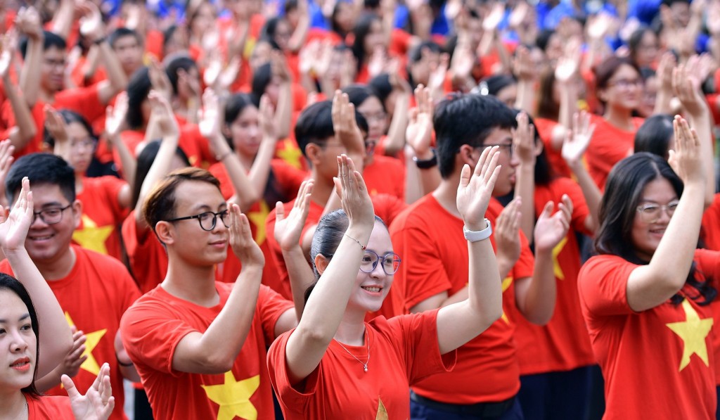 Đoàn viên, thanh niên Thủ đô trong sắc đỏ, hình ảnh của niềm tin, khát vọng cống hiến