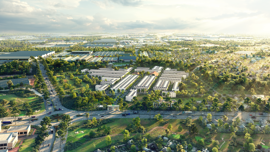 Phối cảnh dự án Green Valley City 
