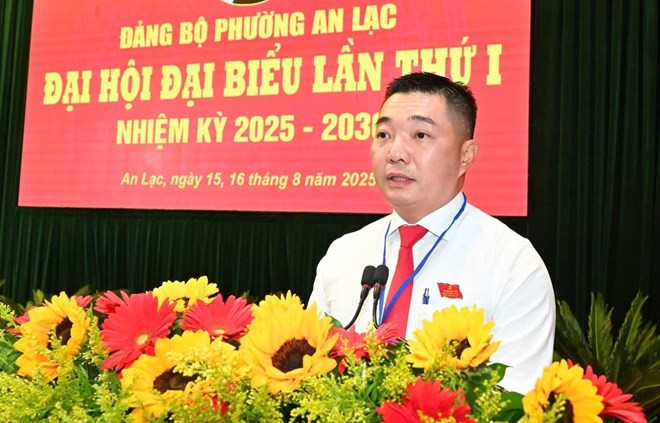 Ông Lê Trương Hải Hiếu, Bí thư Đảng ủy phường An Lạc