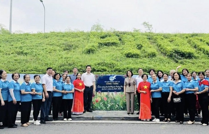Khánh thành "Đoạn đường bích họa, nở hoa" chào mừng Đại hội