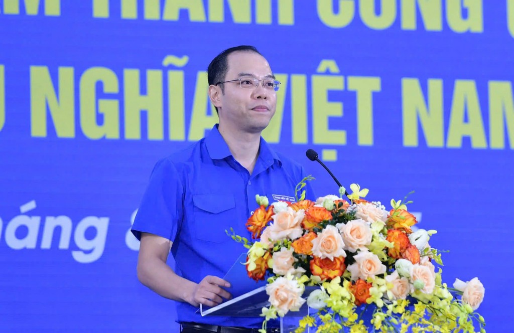 Bí thư Thành đoàn Hà Nội Nguyễn Tiến Hưng 