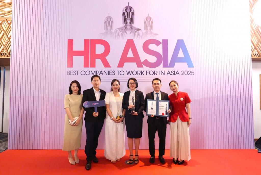 PGBank được vinh danh là “Nơi làm việc tốt nhất Châu Á” do HR Asia bình chọn