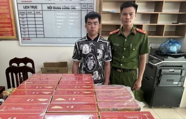 Bắt giữ lô thuốc lá nhập lậu đang trên đường đi tiêu thụ