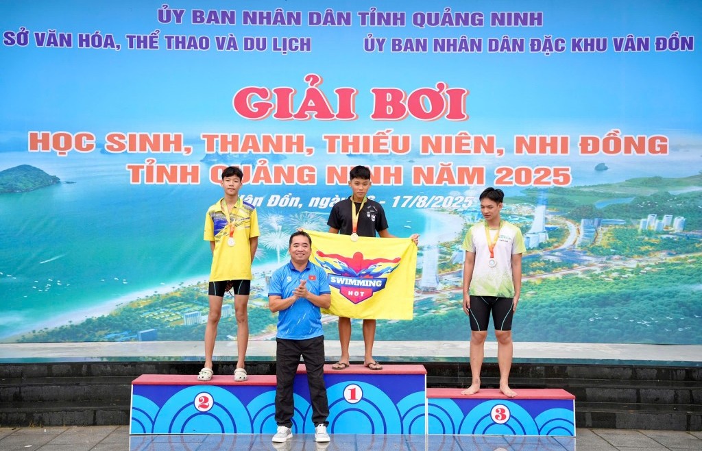 Quảng Ninh: 250 VĐV tranh tài tại giải bơi dành cho học sinh 2025