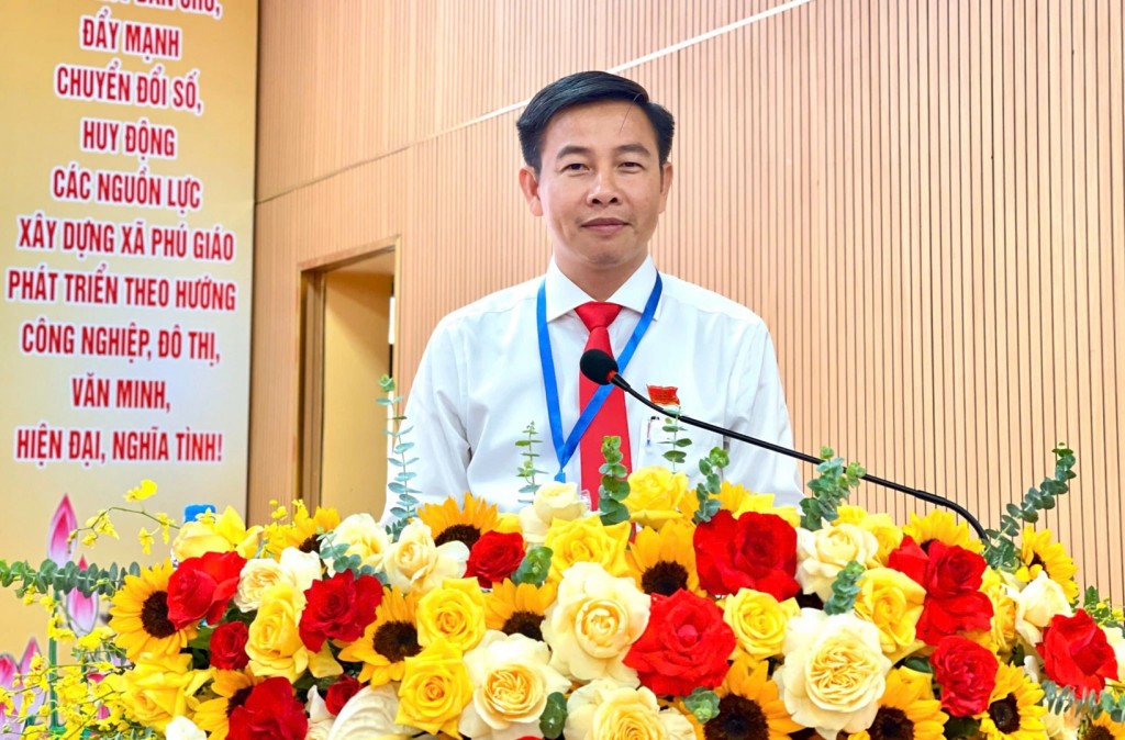 Ông Nguyễn Phi Hoàng được chỉ định làm Bí thư Đảng ủy xã Phú Giáo nhiệm kỳ 2025 - 2030.