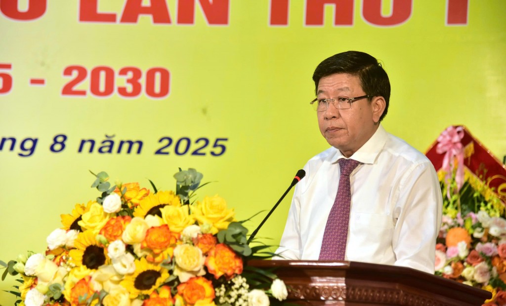 Đồng chí Dương Đức Tuấn , Phó Chủ tịch UBND thành phố Hà Nội phát biểu chỉ đạo tại Đại hội