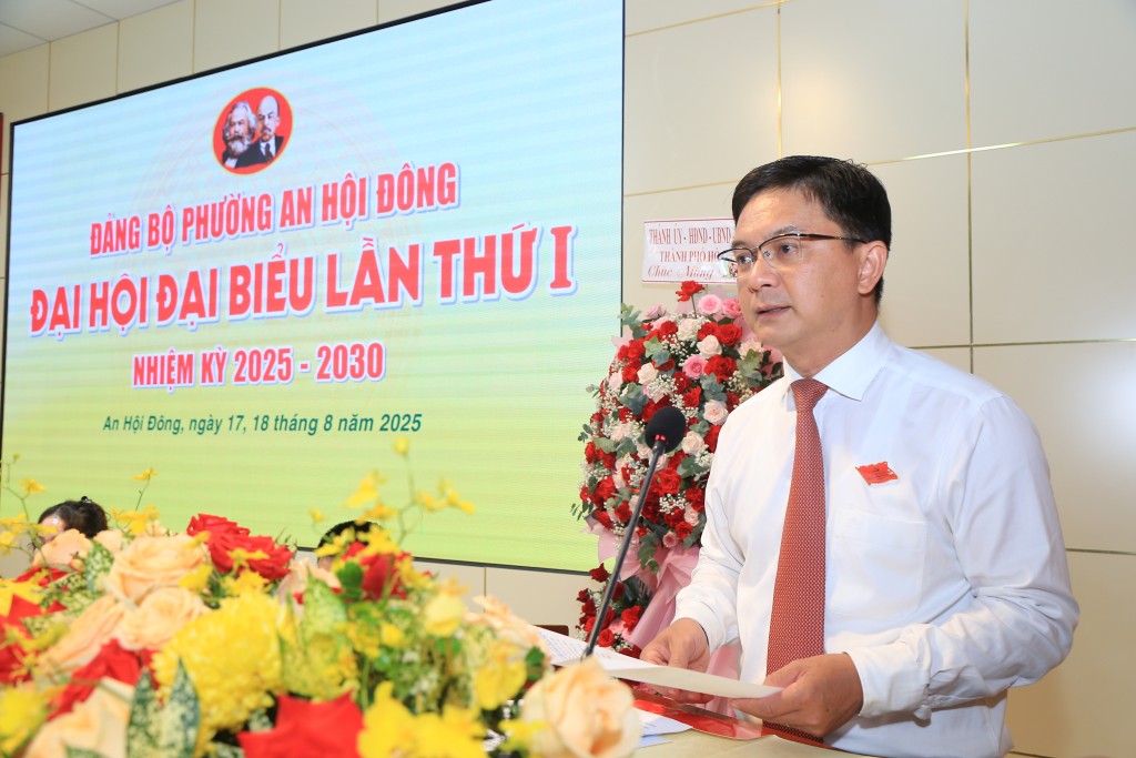 Ông Nguyễn Mạnh Cường phát biểu chỉ đạo tại đại hội - Ảnh: