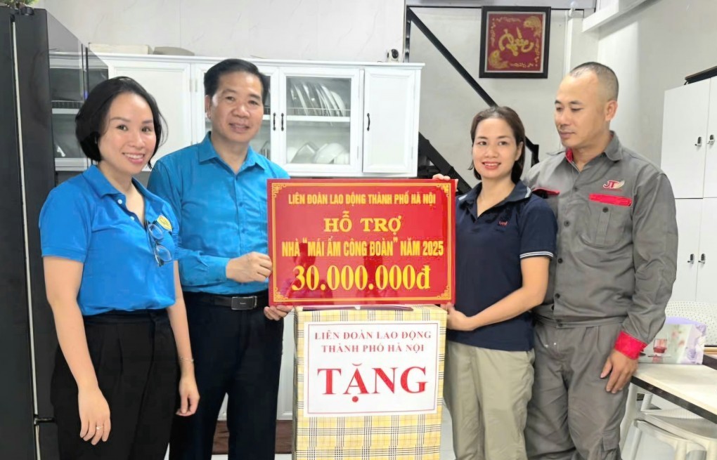 Hỗ trợ “Mái ấm Công đoàn” cho đoàn viên khó khăn về nhà ở