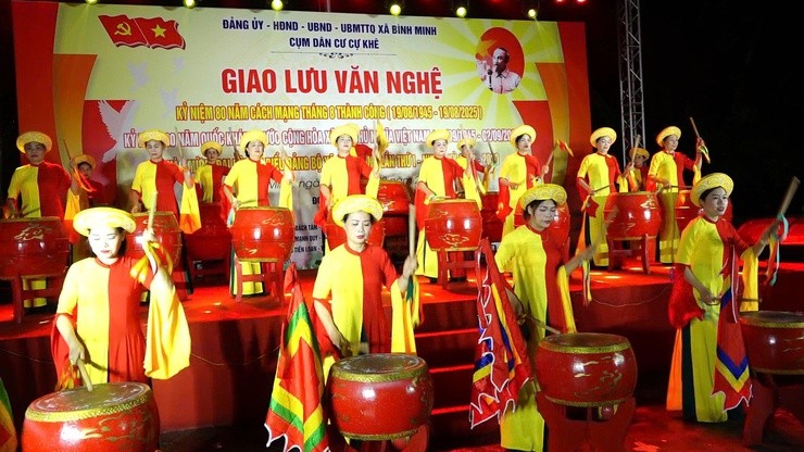 Chương trình văn nghệ chào mừng Đại hội đại biểu xã Bình Minh 