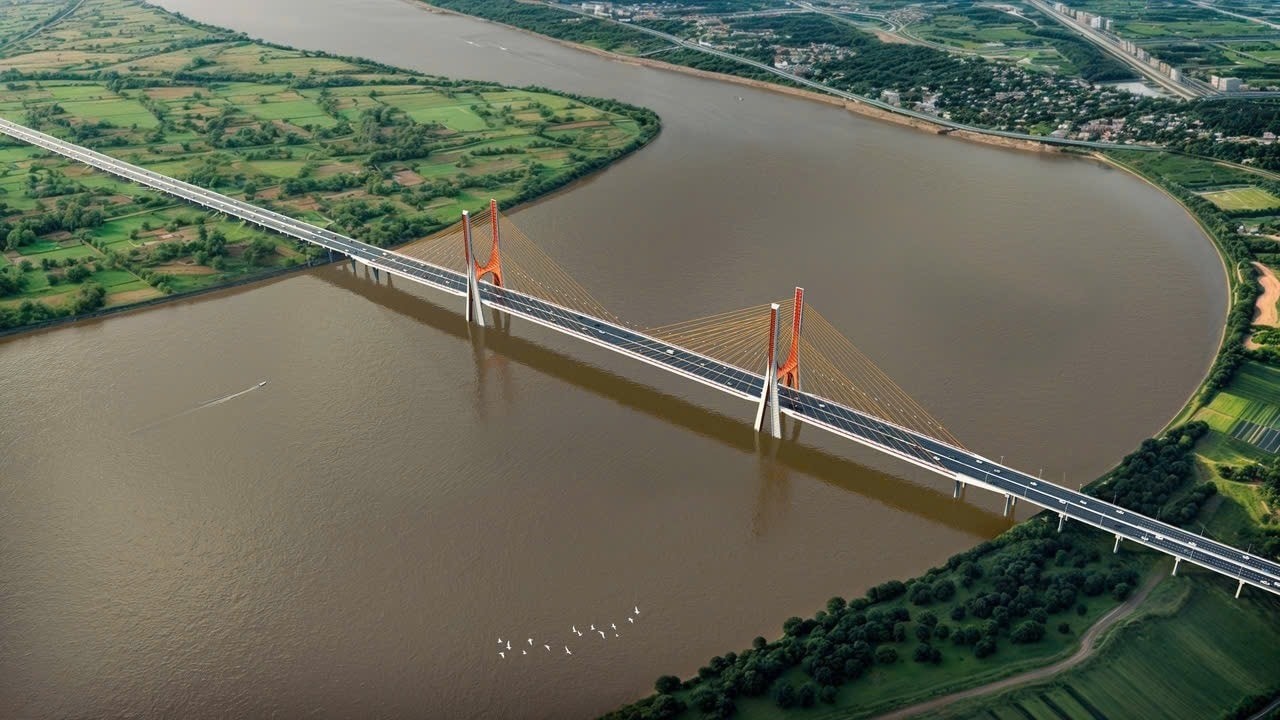 Phối cảnh cầu Ngọc Hồi