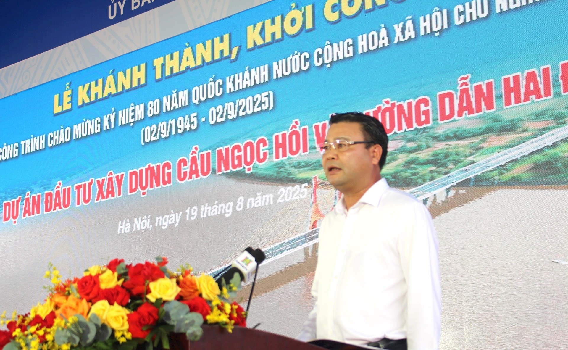 Giám đốc Ban Quản lý dự án đầu tư xây dựng công trình giao thông thành phố Hà Nội Ngô Ngọc Vân