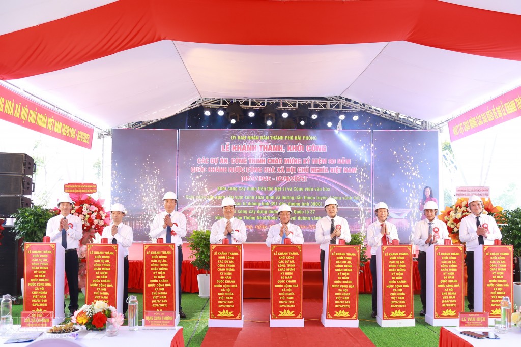 Hải Phòng: Khởi công, khánh thành các công trình chào mừng Quốc khánh