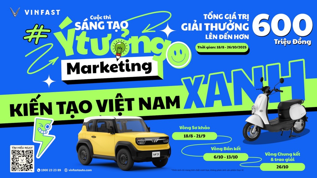 VinFast tổ chức cuộc thi “Kiến tạo Việt Nam Xanh