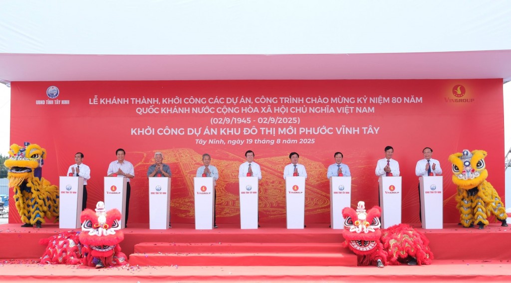 Tỉnh Tây Ninh khởi công dự án Khu đô thị mới Phước Vĩnh Tây