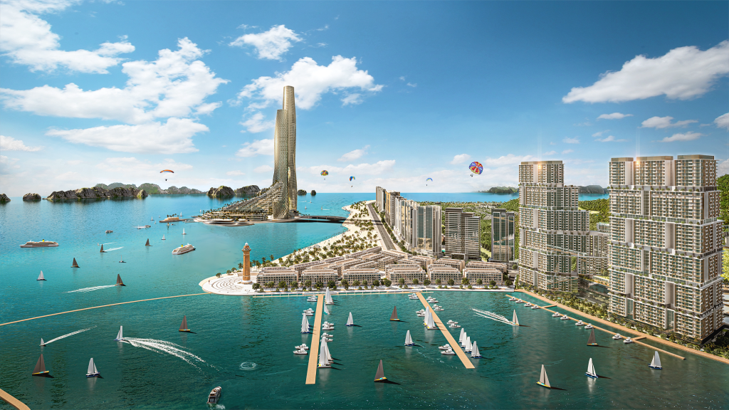 Ảnh phối cảnh Dự án Công viên Đại dương Hạ Long (Sun Elite City)