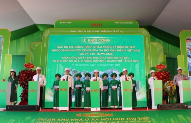 Khởi công dự án nhà ở xã hội HUD Thủ Đức