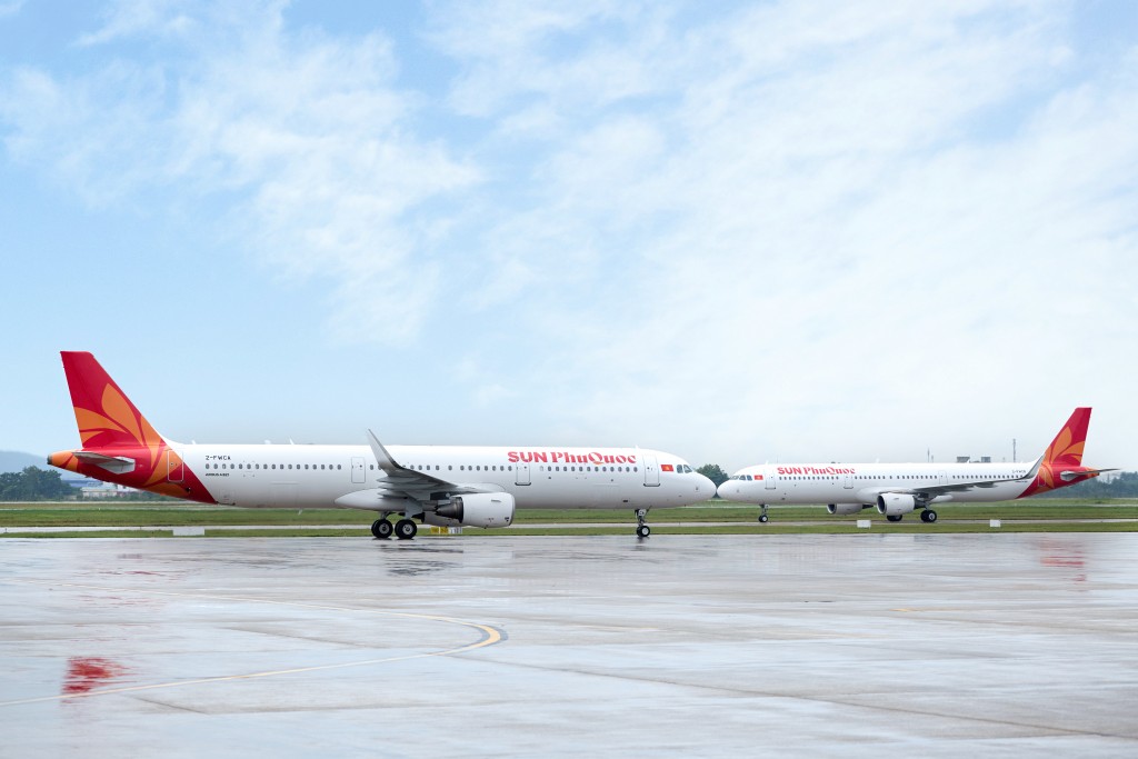 Sun PhuQuoc Airways đón 2 tàu bay Airbus A321CEO, tăng tốc hoàn thiện đội 8 tàu bay trong năm 2025