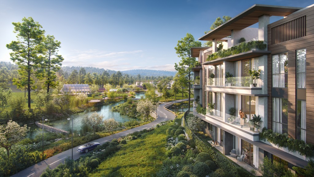  Biệt thự Spring Residences được “may đo” theo địa hình, giữ cho tầm nhìn luôn khoáng đạt, để cảm nhận sự thanh khiết và nhịp sống hứng khởi tại Thanh Xuan Valley.
