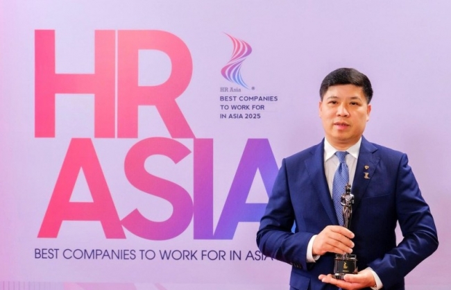 Vietcombank nhận giải Nơi làm việc tốt nhất Châu Á 2025 tại tất cả các hạng mục