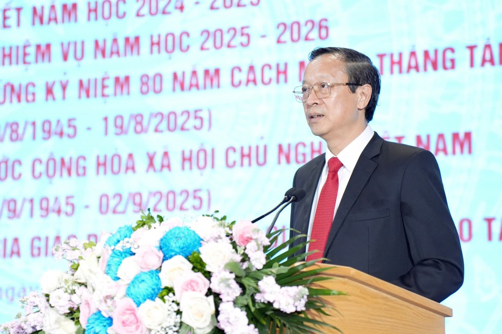 Thứ trưởng thường trực Bộ GD&amp;ĐT Phạm Ngọc Thưởng ghi nhận và đánh giá cao các kết quả của ngành Giáo dục Thủ đô