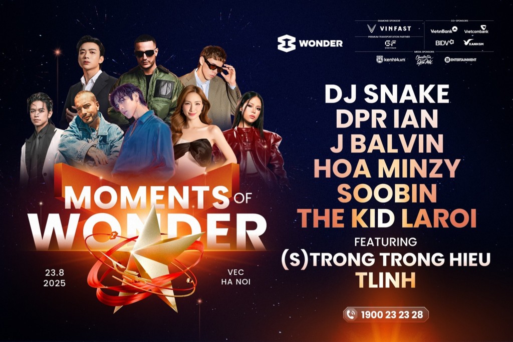 The Kid LAROI sẽ biểu diễn trên sân khấu Moments of Wonder cùng  DJ Snake, DPR Ian, J Balvin,…