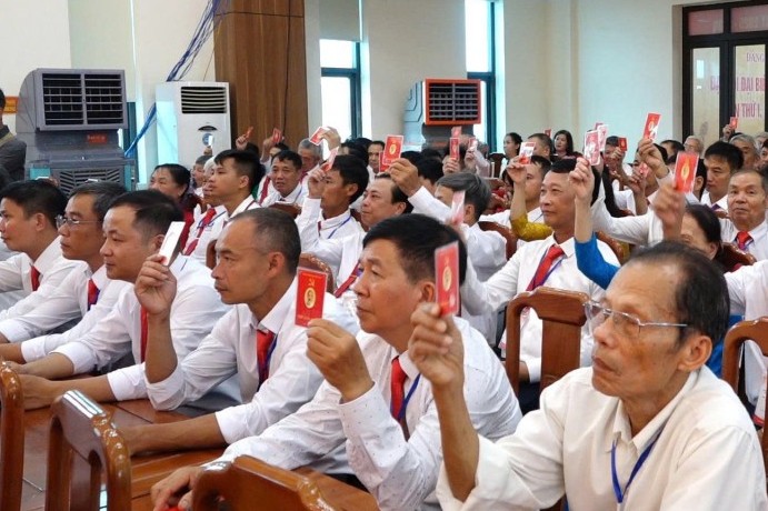 248 đại biểu ưu tú dự Đại hội Đảng bộ xã Bình Minh