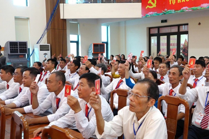 248 đại biểu ưu tú dự Đại hội Đảng bộ xã Bình Minh