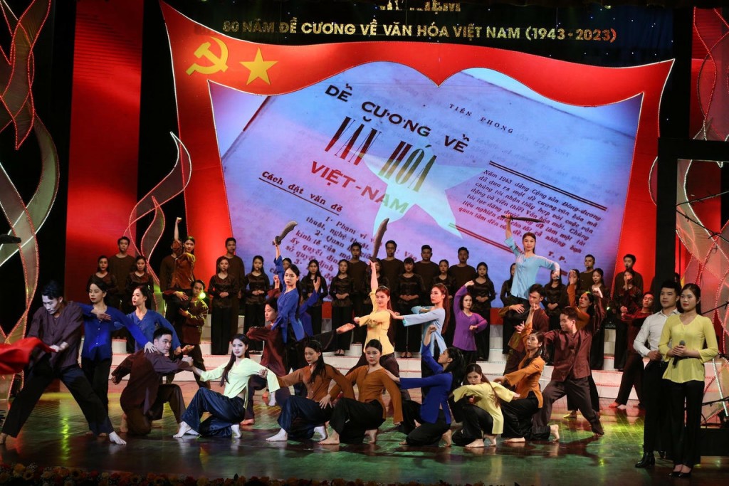 Kỷ niệm 80 năm ra đời Đề cương về Văn hóa Việt Nam (Ảnh: Báo điện tử Chính phủ)