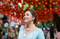 Hoa hậu Phan Hoàng Thu lan tỏa thông điệp về lòng yêu nước