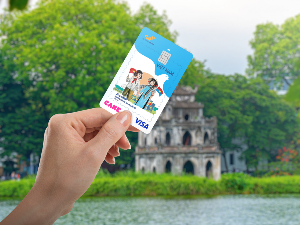 Ngân hàng số Cake và Vietnam Post ra mắt thẻ “Tự Do 2in1” lấy cảm hứng từ tem bưu chính 
