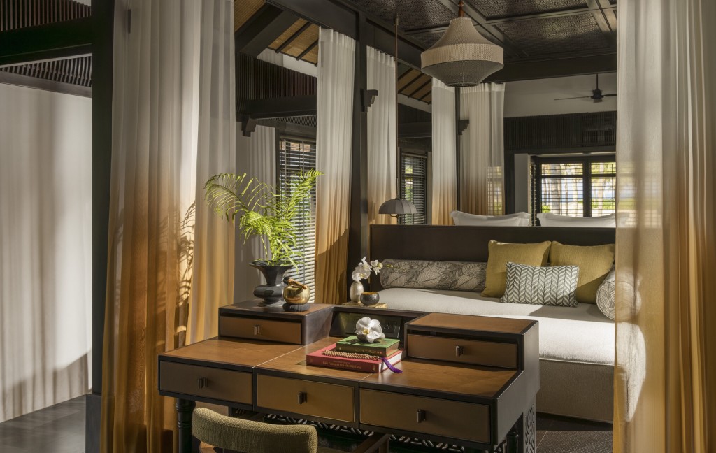 Tinh hoa thủ công địa phương và thiết kế đương đại kết hợp hoàn hảo tạo nên không gian lưu trú thư thái, tinh tế.