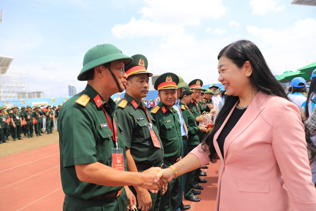 Lãnh đạo MTTQ TP Hà Nội thăm, động viên các khối tham gia A80