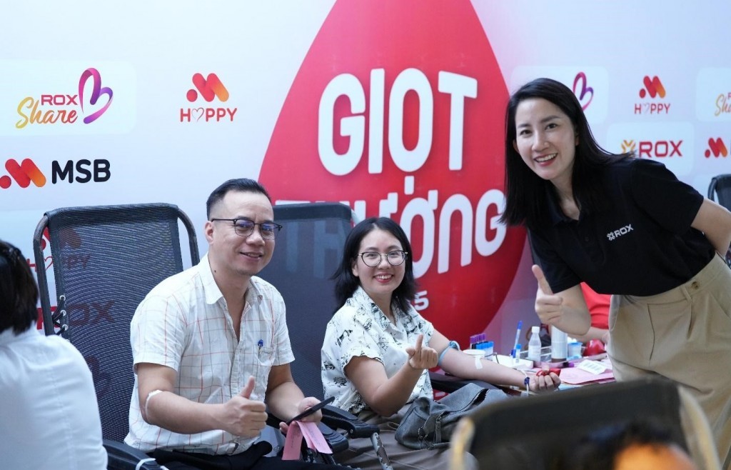 Cán bộ nhân viên ROX Group chung tay hiến máu, lan tỏa giá trị sống đẹp
